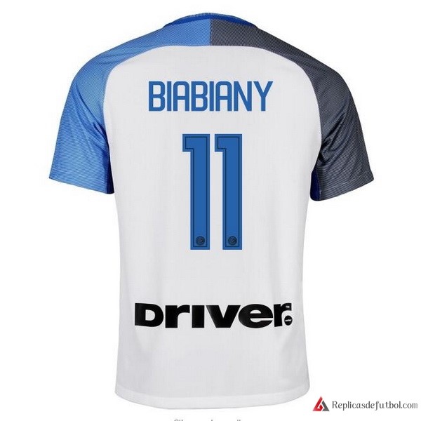 Camiseta Inter Segunda equipación Biabiany 2017-2018